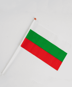 ЗНАМЕ НА БЪЛГАРИЯ С ПЛАСТМАСОВА ДРЪЖКА