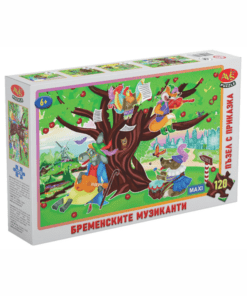 БРЕМЕНСКИТЕ МУЗИКАНТИ - ПЪЗЕЛ С ПРИКАЗКА И ПЛАКАТ - 120 ЕЛЕМЕНТА