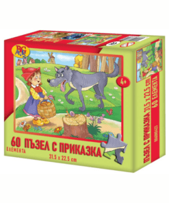 ЧЕРВЕНАТА ШАПЧИЦА - ПЪЗЕЛ С ПРИКАЗКА - 60 ЕЛЕМЕНТА