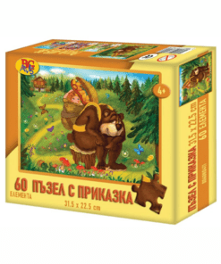 МАША И МЕЧОКЪТ - ПЪЗЕЛ С ПРИКАЗКА - 60 ЕЛЕМЕНТА