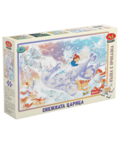 СНЕЖНАТА ЦАРИЦА - ПЪЗЕЛ С ПРИКАЗКА И ПЛАКАТ - 120 ЕЛЕМЕНТА