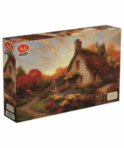 КАМЕННА КЪЩА В ЦВЕТНА ГРАДИНА - 1000 ЧАСТИ